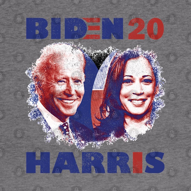 Joe Biden Kamala Harris 2020 Election Democrat Liberal T-Shirt by Meryarts